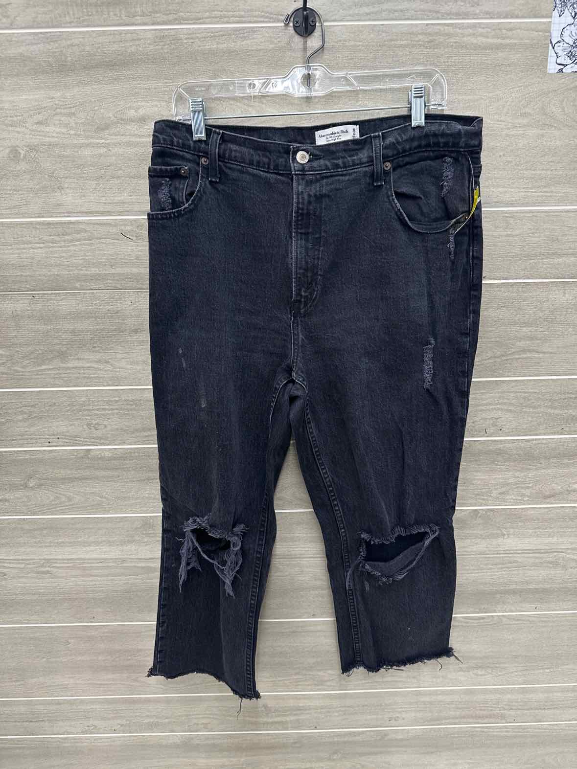 Abercrombie & Fitch Size 12 Black Womens Jeans