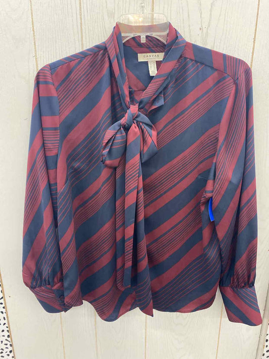 Lands End Burgundy Womens Size 18 Shirt