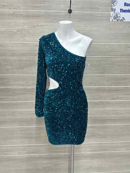 Size 4 Teal Womens Dress