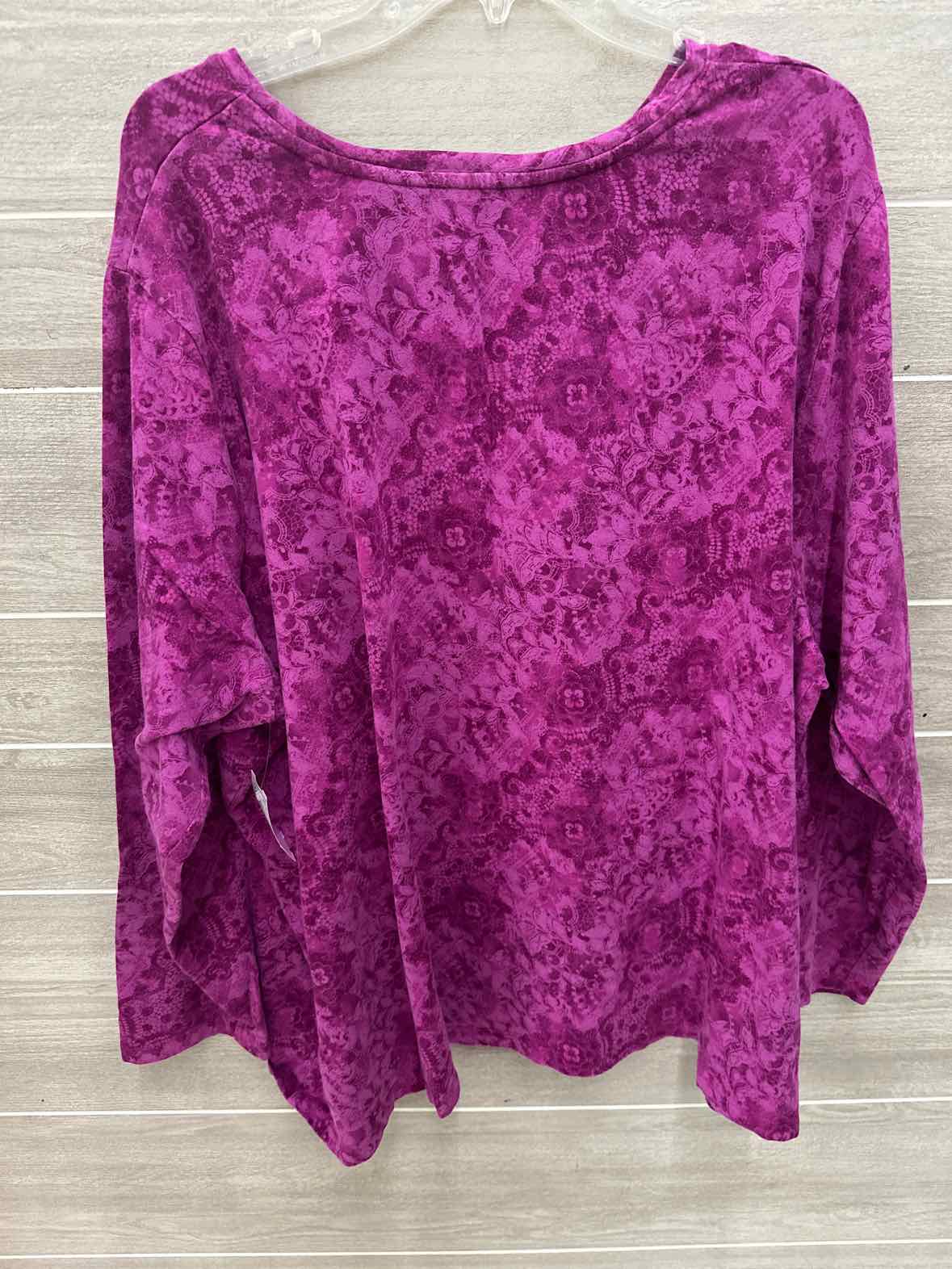 Catherines Purple Womens Size 3X Shirt