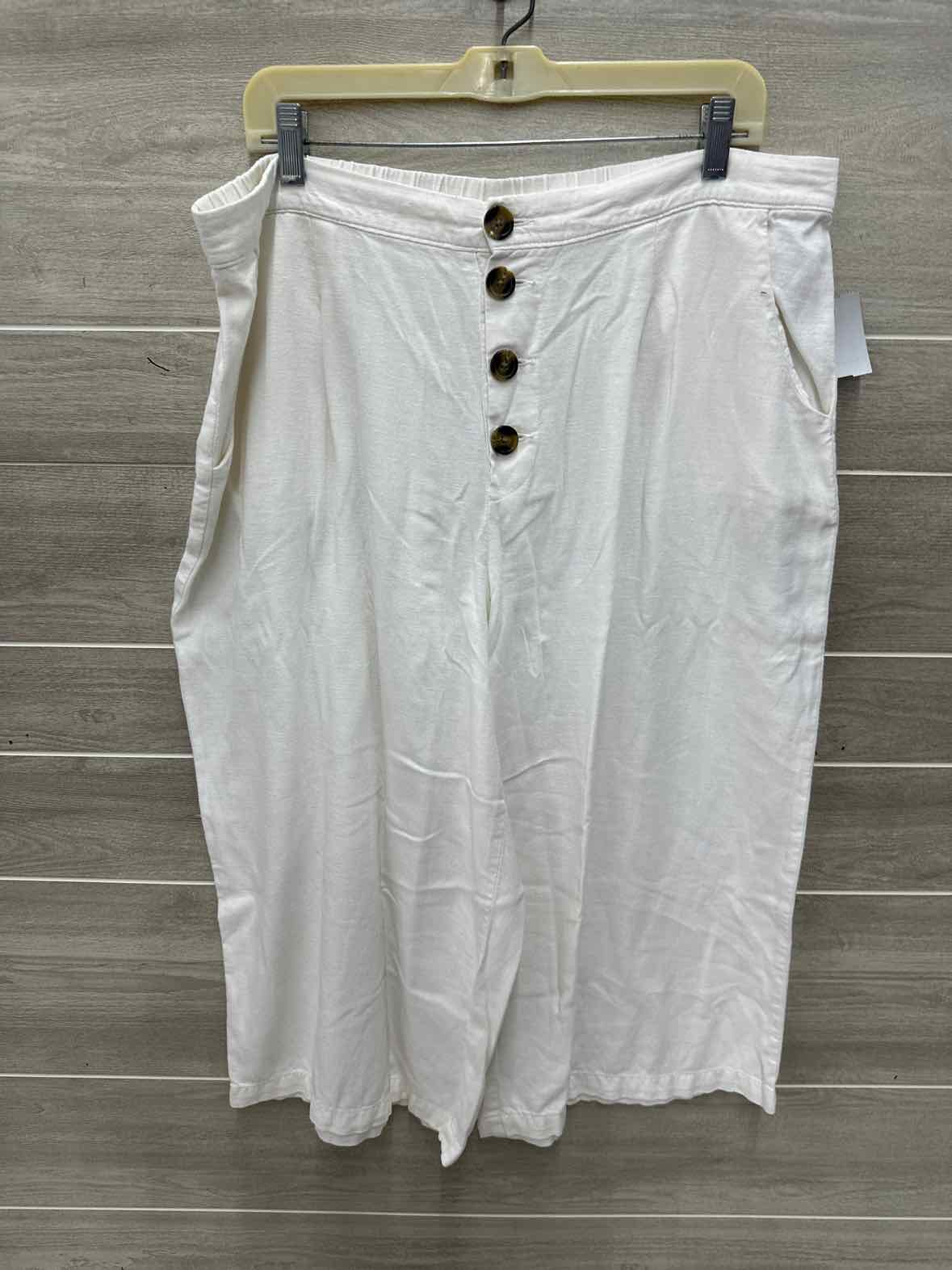 ANA Size 16 Cream Womens Pants