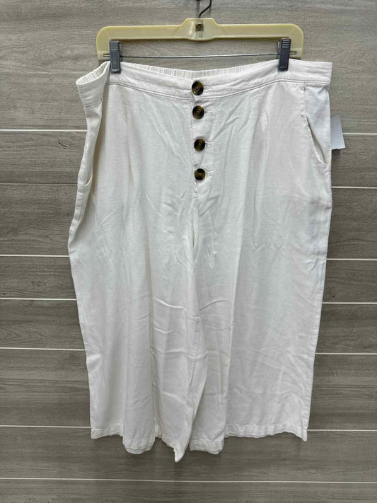 ANA Size 16 Cream Womens Pants