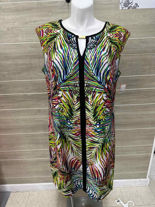 Size 20W Multi-Color Plus Dress