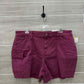 Maurices Size 16 Pink Womens Shorts