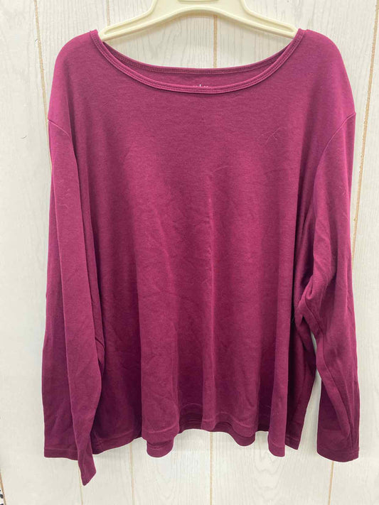 CG/CG Burgundy Womens Size 3X Shirt