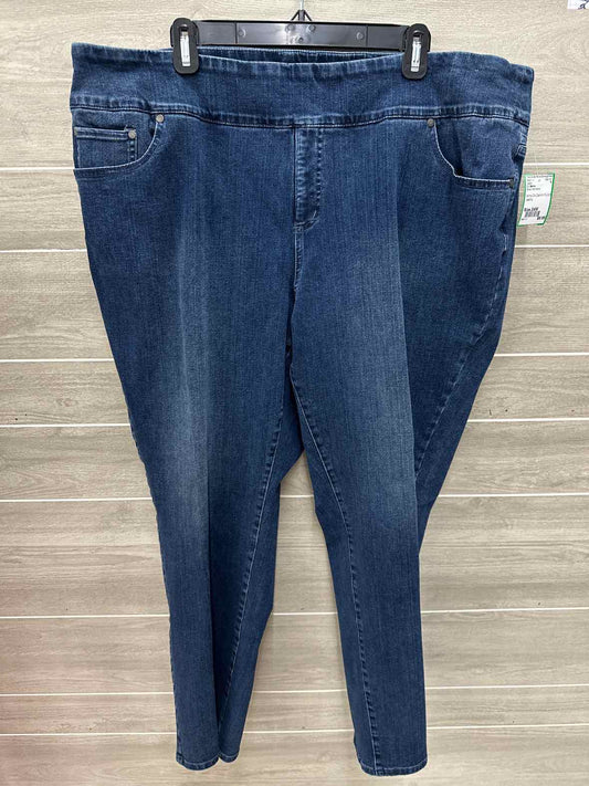 CJ Banks Blue Womens Size 24W Jeans