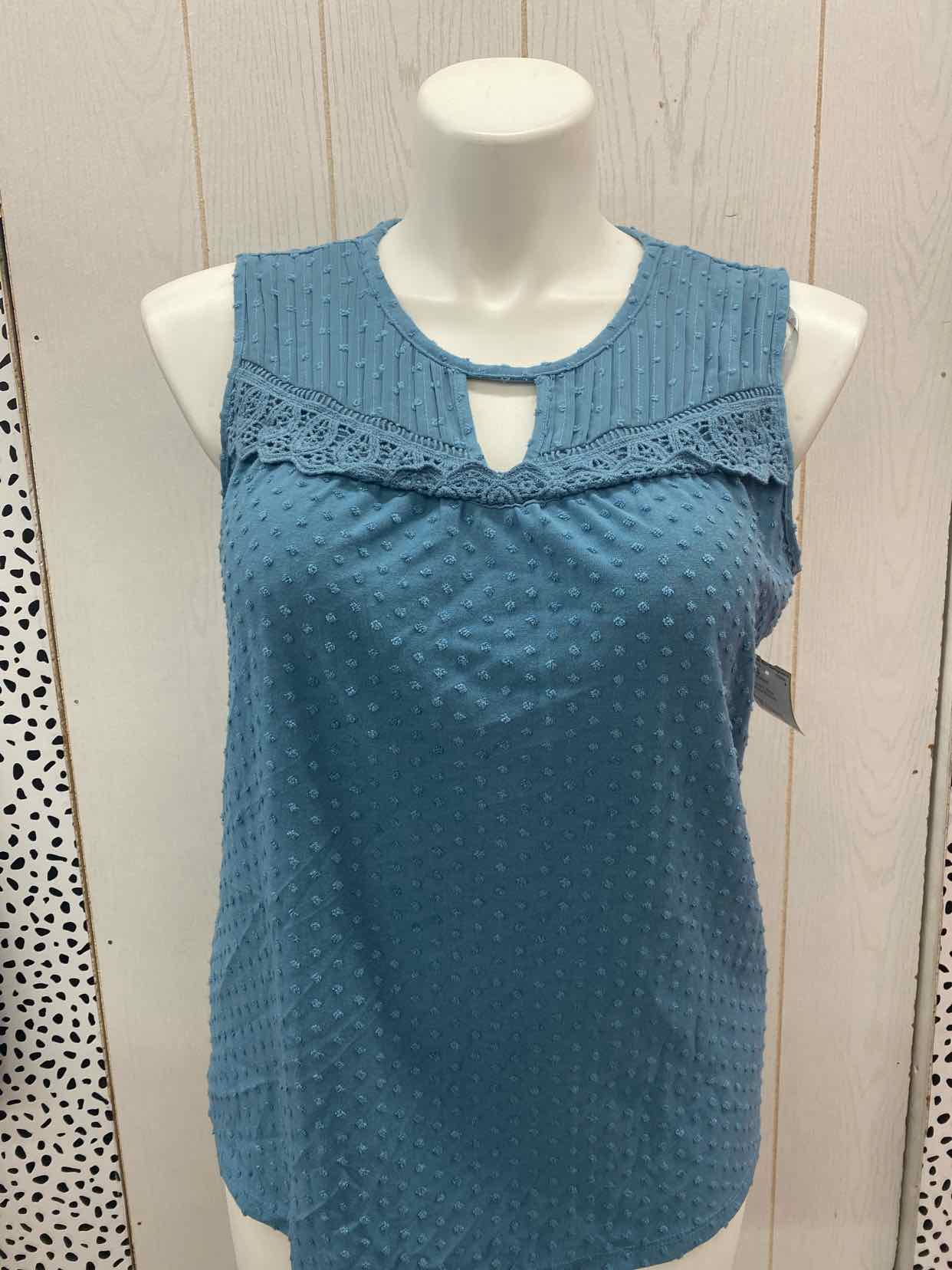 Daniel Rainn Blue Womens Size L Tank Top