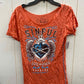 Sinful Coral Womens Size M Shirt