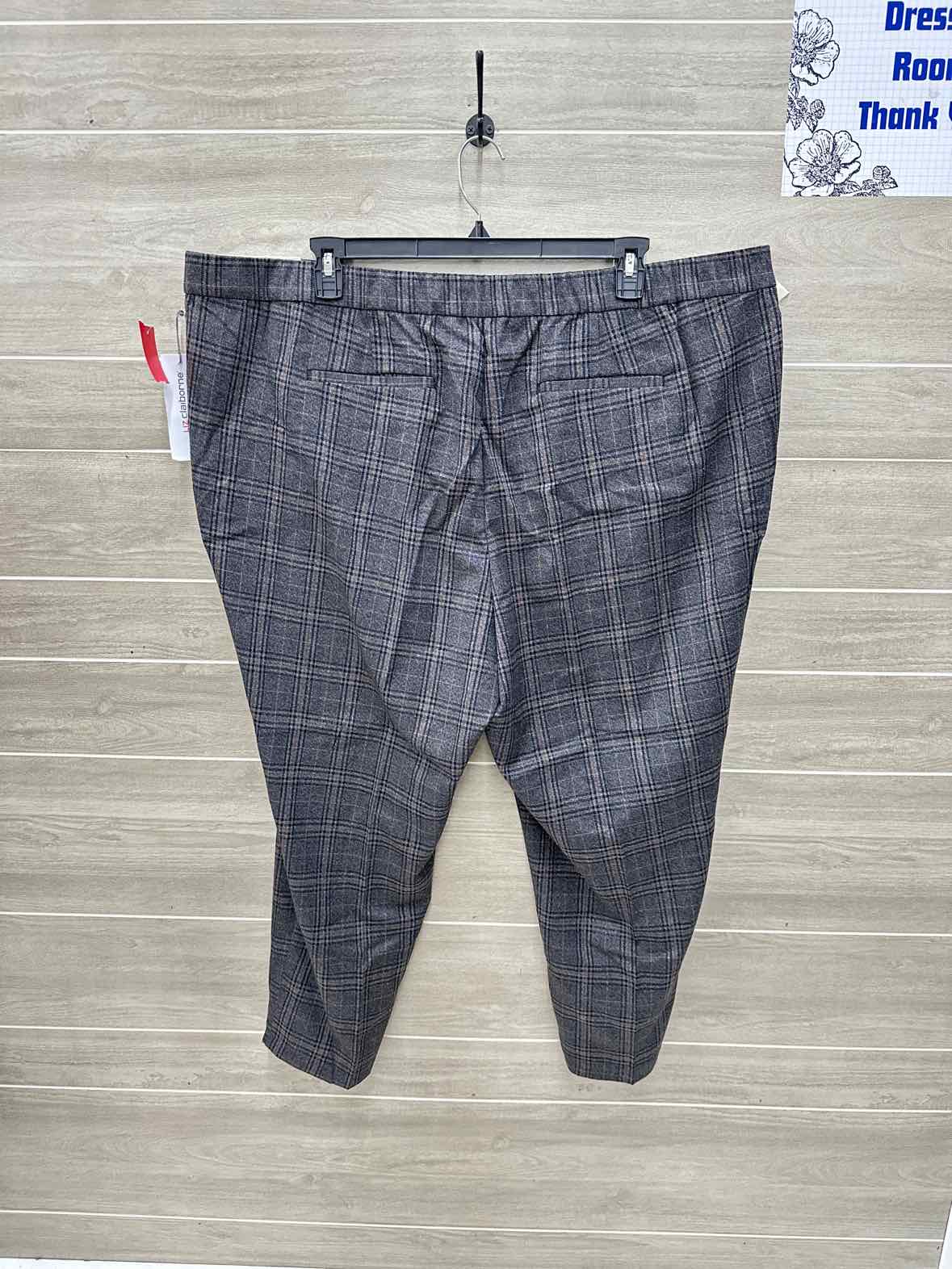 Liz Claiborne Gray Womens Women Size 24W Pants