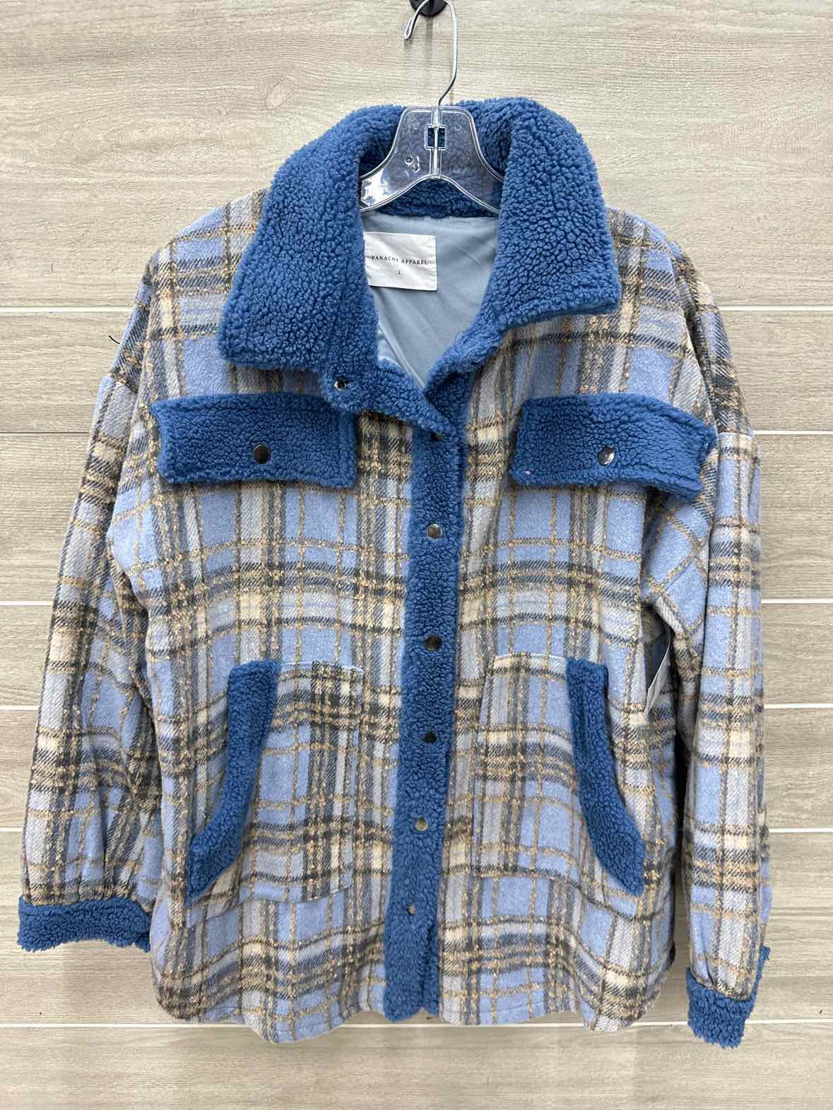 Panache Size L Blue Womens Shirt