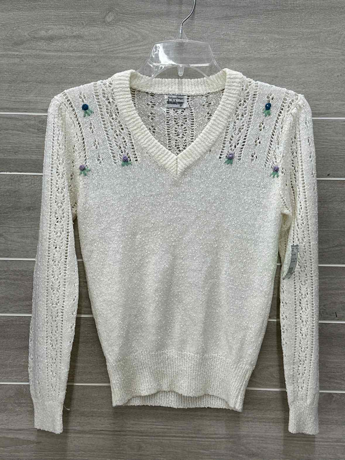Cream Womens Size Small Sweater