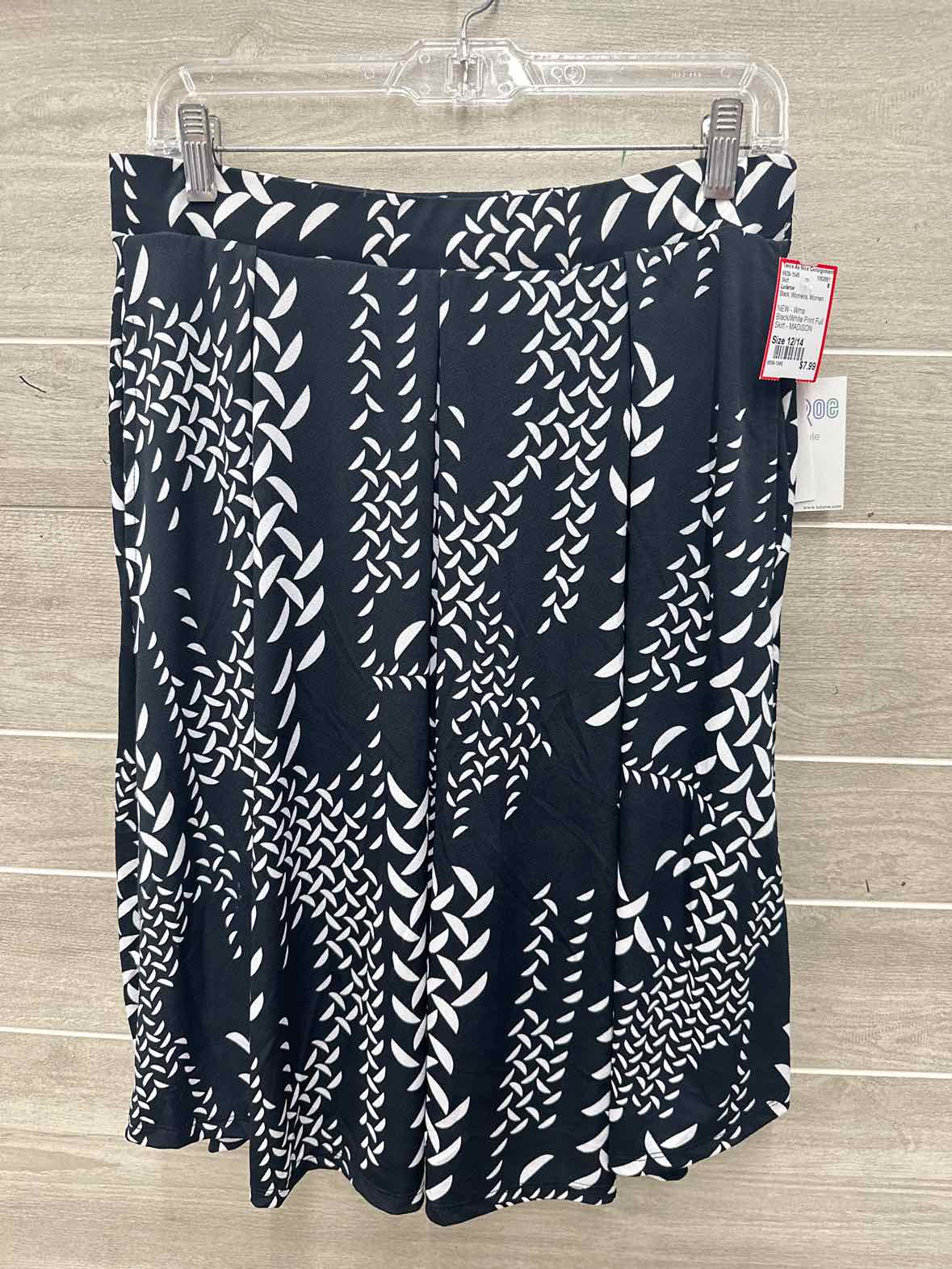 Lularoe Size 12/14 Black Womens Skirt