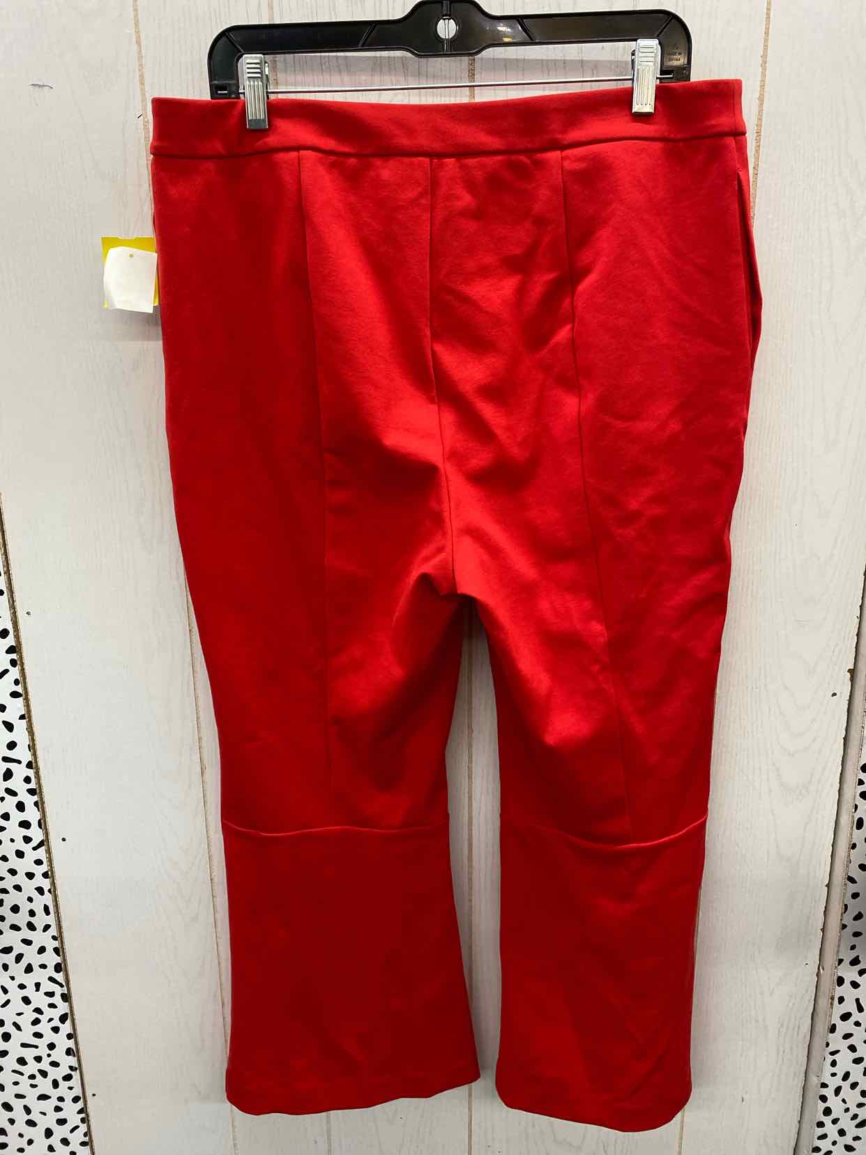 BarIII Red Womens Size 14 Pants