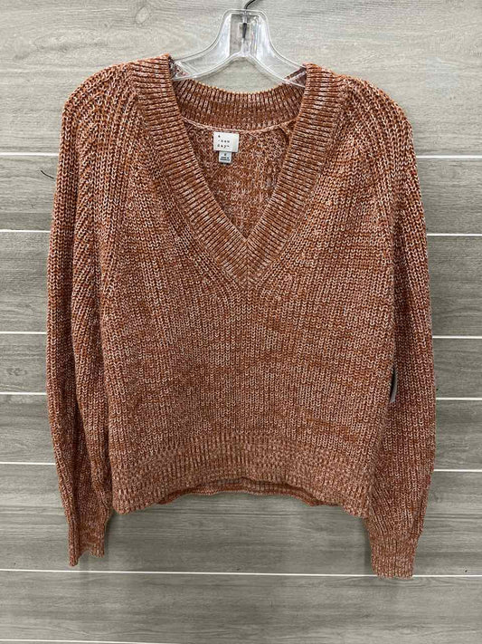 A New Day Orange Womens Women Size Small Sweater