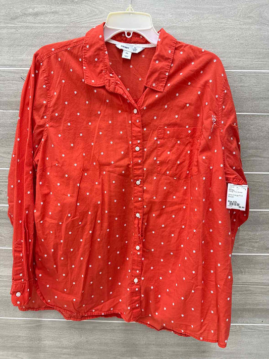 Old Navy Size XXL Orange Plus Shirt