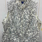 Basic Editions Cream Womens Size 2X Vest