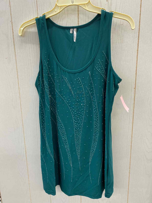 Maurices Green Womens Size M Tank Top