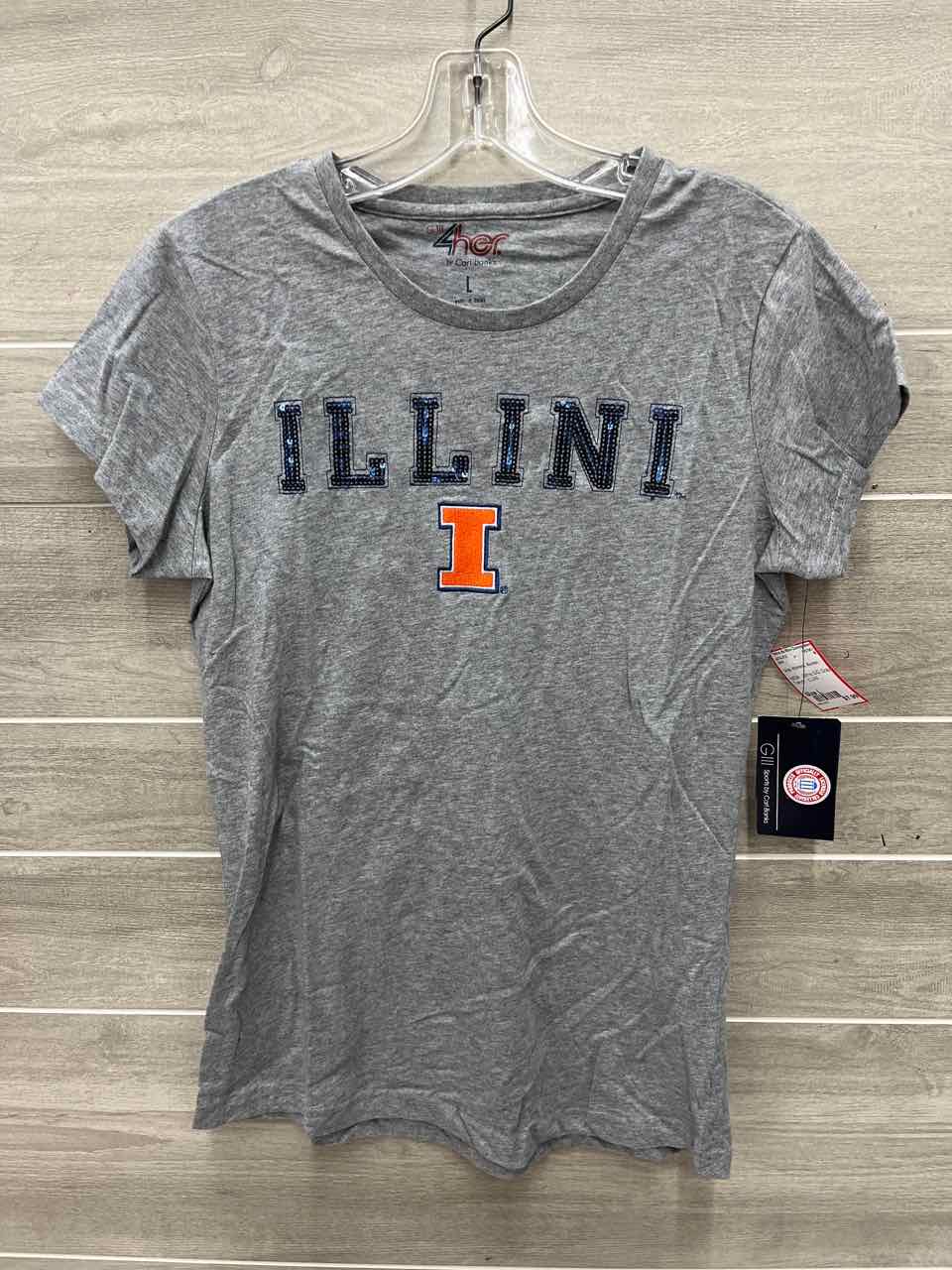 Size L Gray Womens Shirt