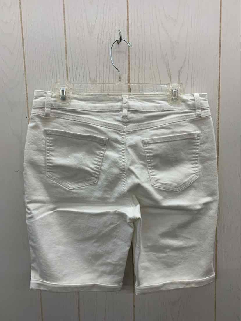 d. Jeans White Womens Size 12 Shorts