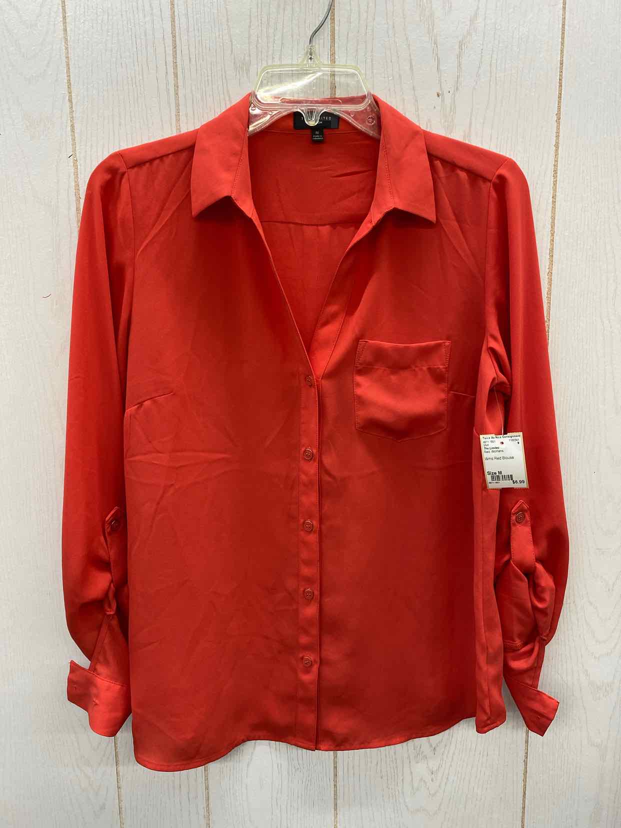 The Limited Red Womens Size M Shirt