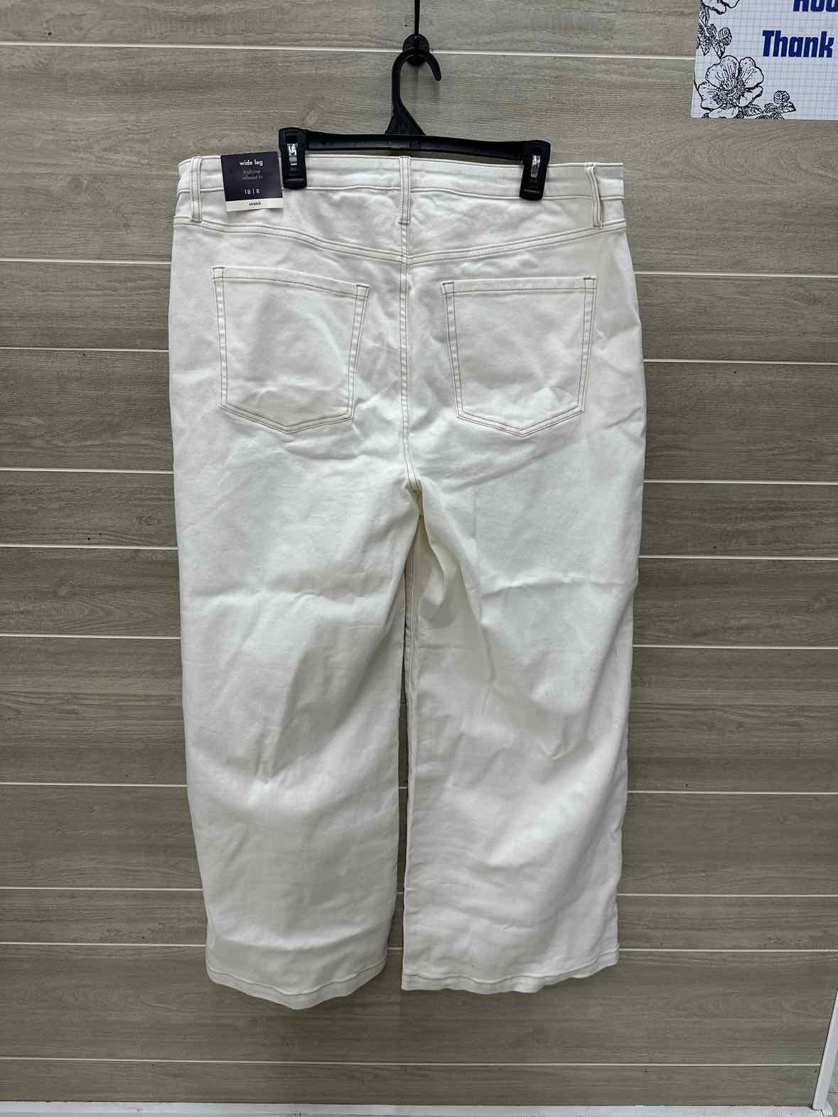 Ava & Viv Size 18 Cream Plus Pants