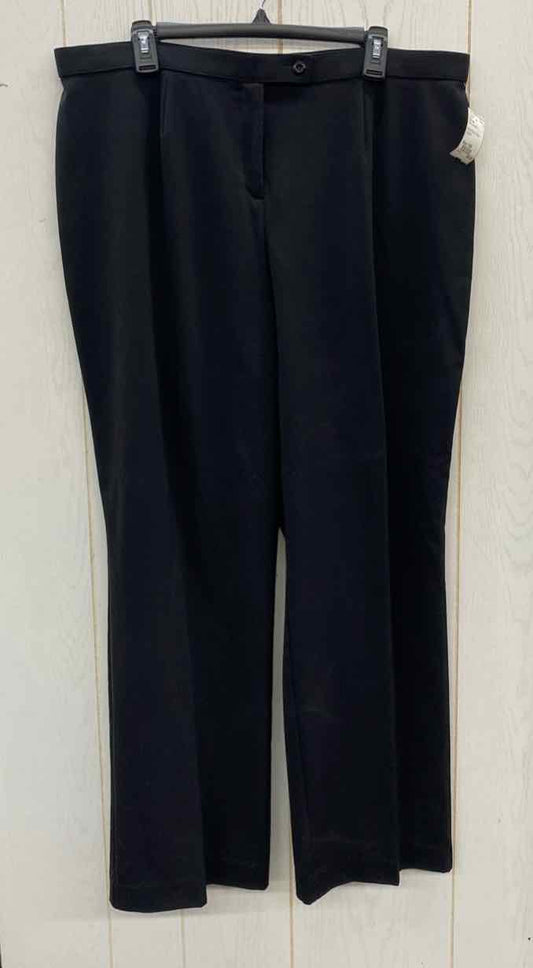 East Fifth Black Womens Size 18W Pants