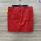 Sonoma Red Womens Women Size 12 Skirt
