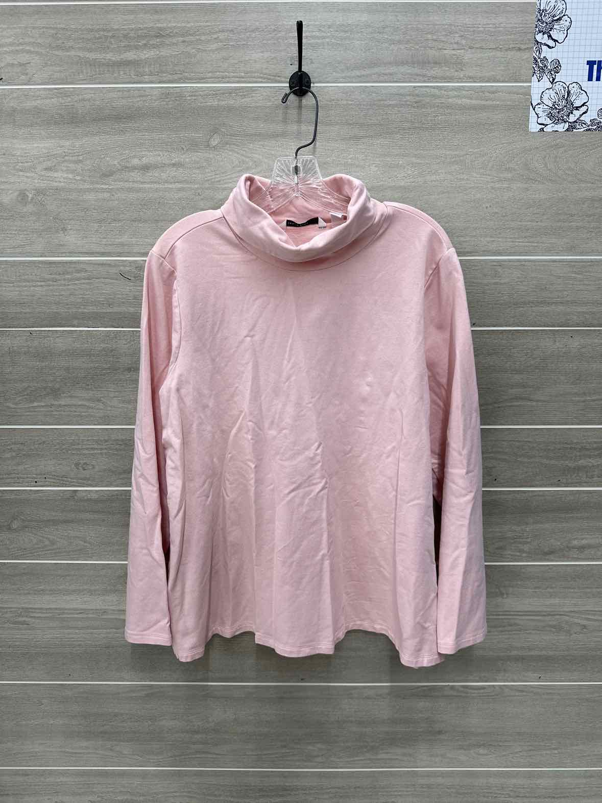 Isaac Mizrahi Live! Size 1X/2X Pink Plus Shirt