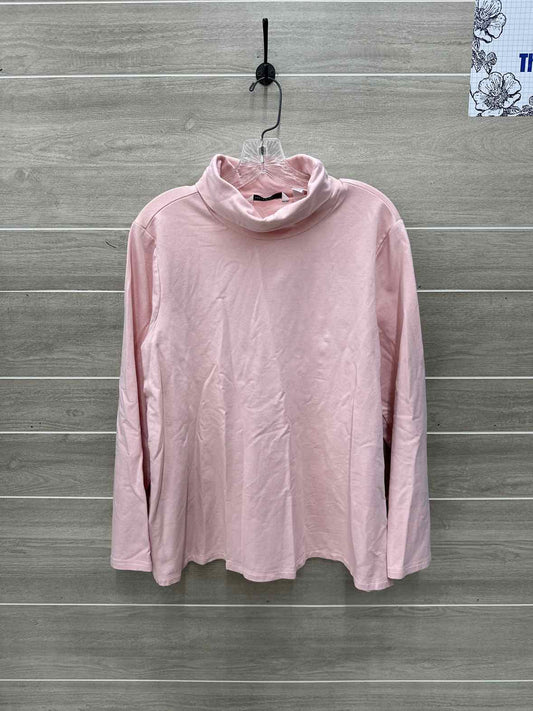 Isaac Mizrahi Live! Size 1X/2X Pink Plus Shirt