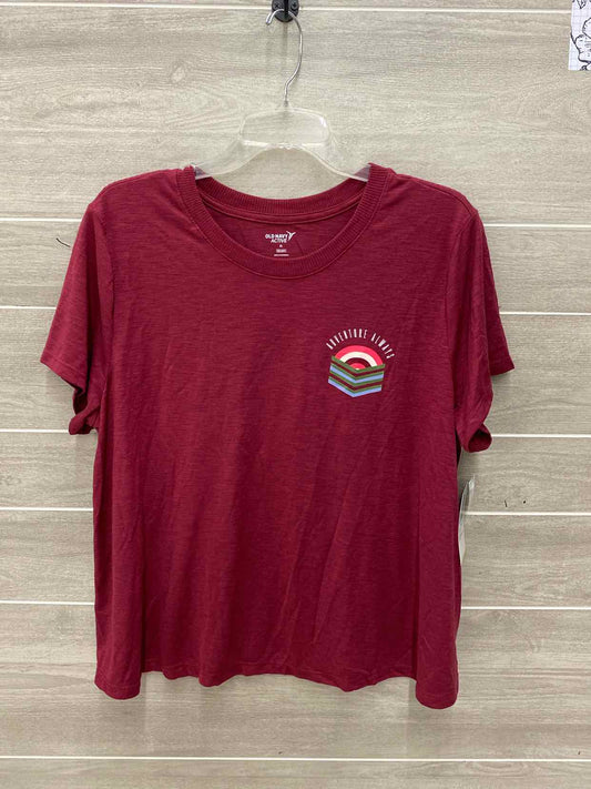 Old Navy Burgundy Womens Women Size XL Shirt