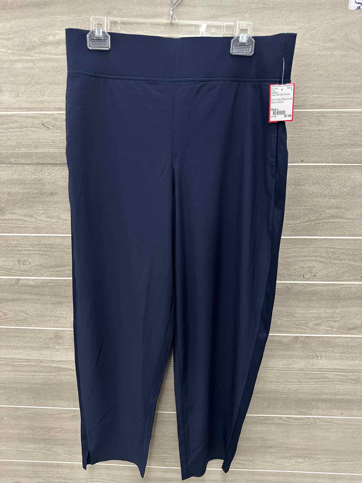 Kirkland Size L Navy Womens Pants
