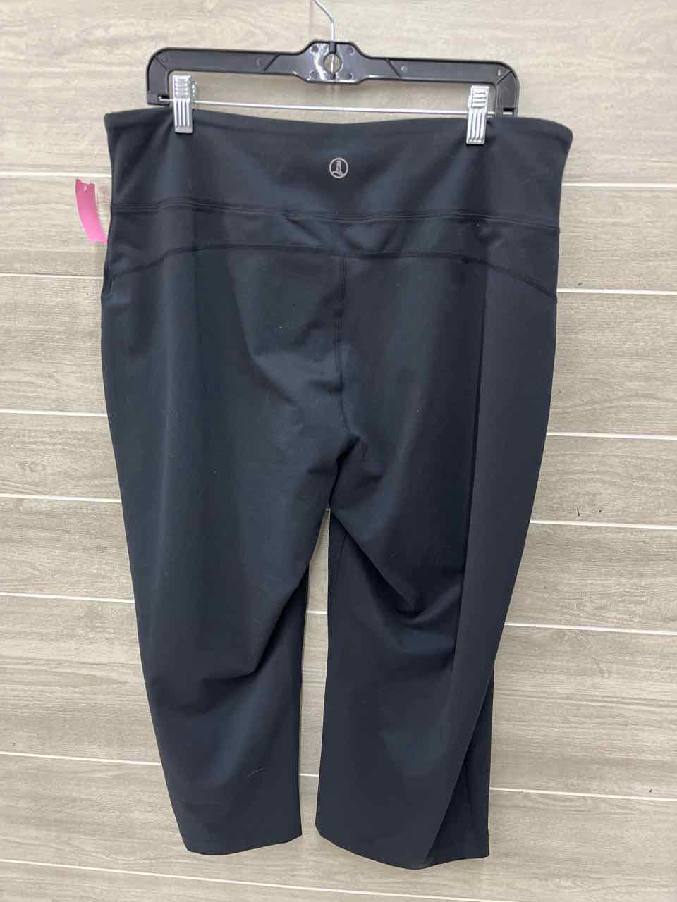Lands End Size 16/18 Black Plus Pants