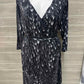Talbots Size 3X Gray Womens Dress