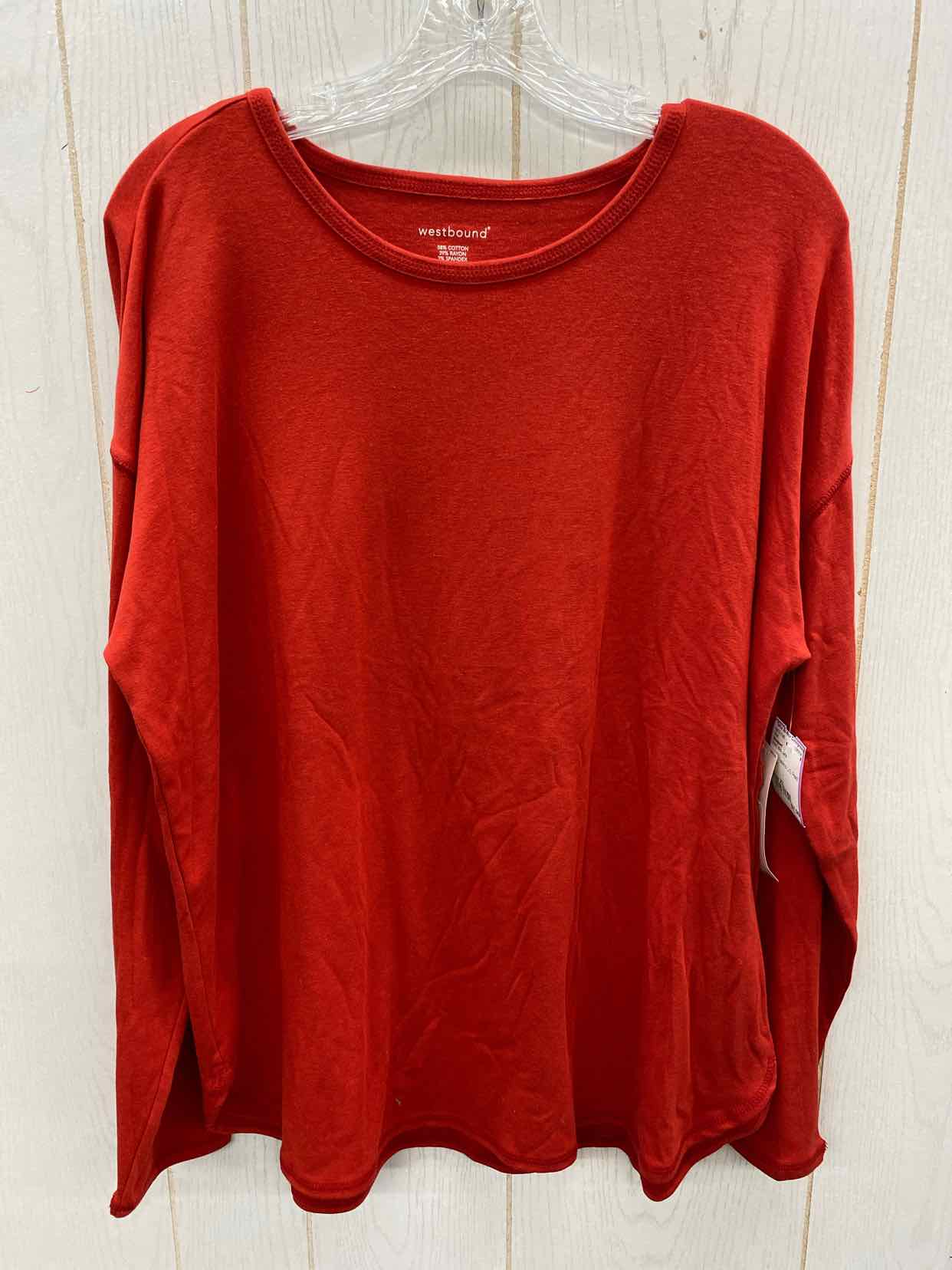 Westport Red Womens Size XL Shirt