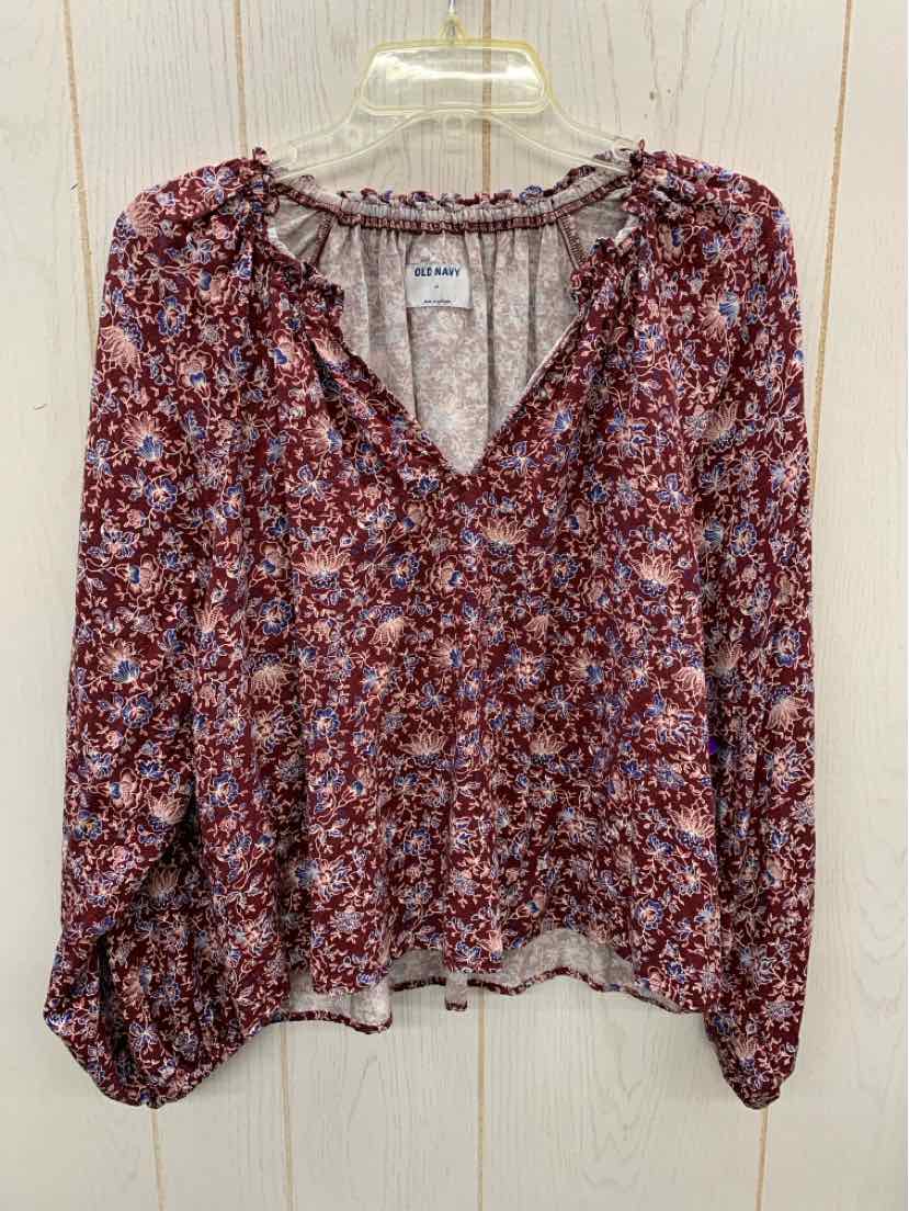 Old Navy Burgundy Womens Size M Shirt