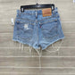 Levis Blue Womens Women Size 4/6 Shorts