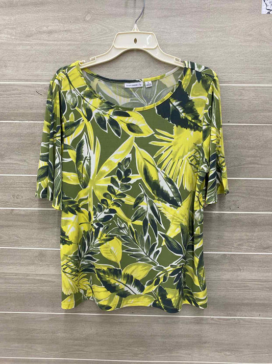 Susan Graver Green Womens Size M/L Shirt