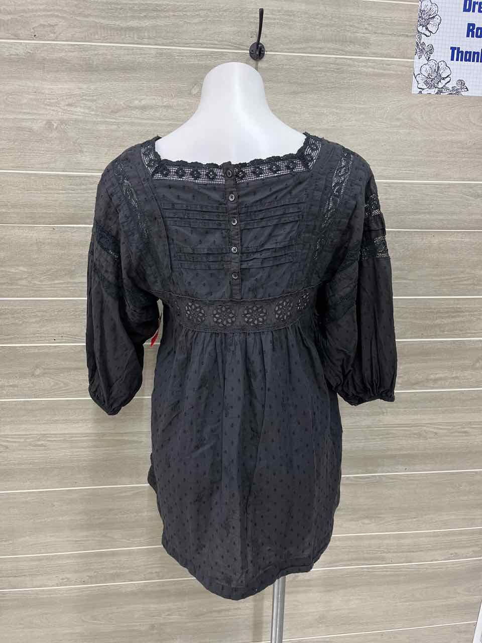 Free People Black Womens Women Size 6 Dress