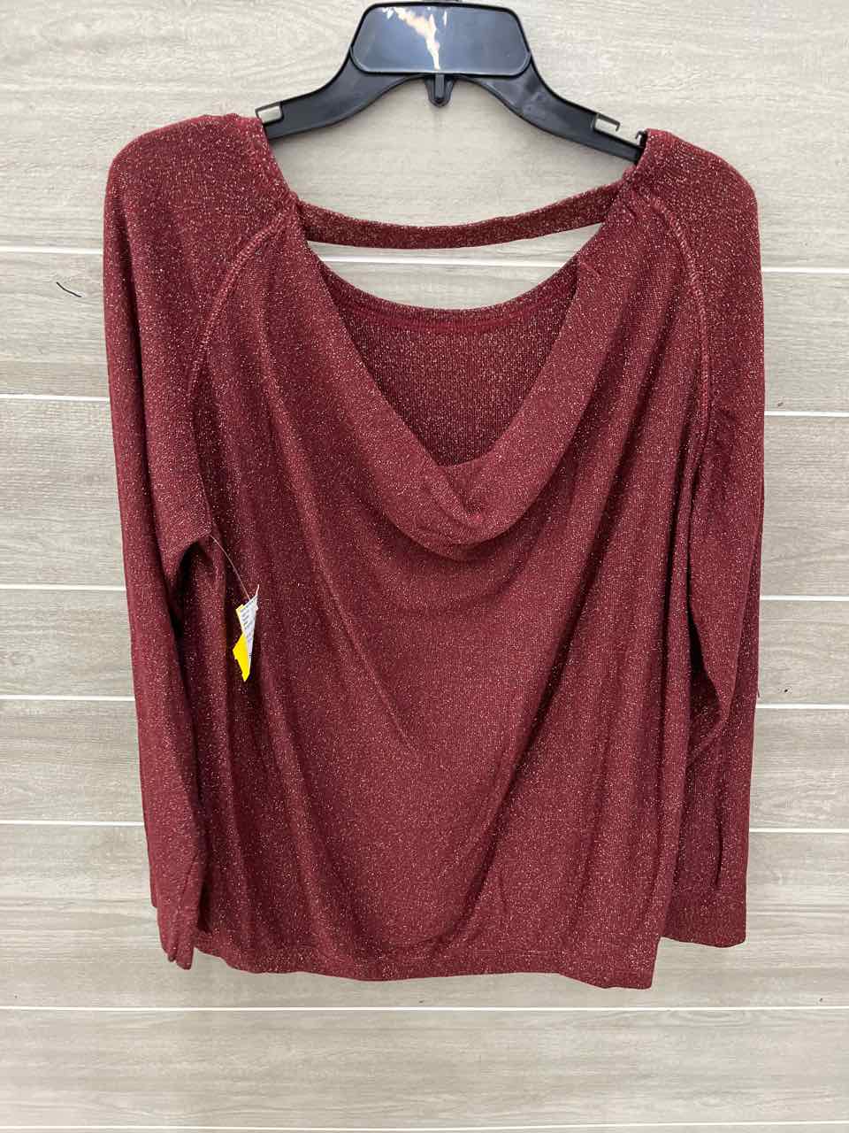 ANA Burgundy Womens Women Size XL Sweater