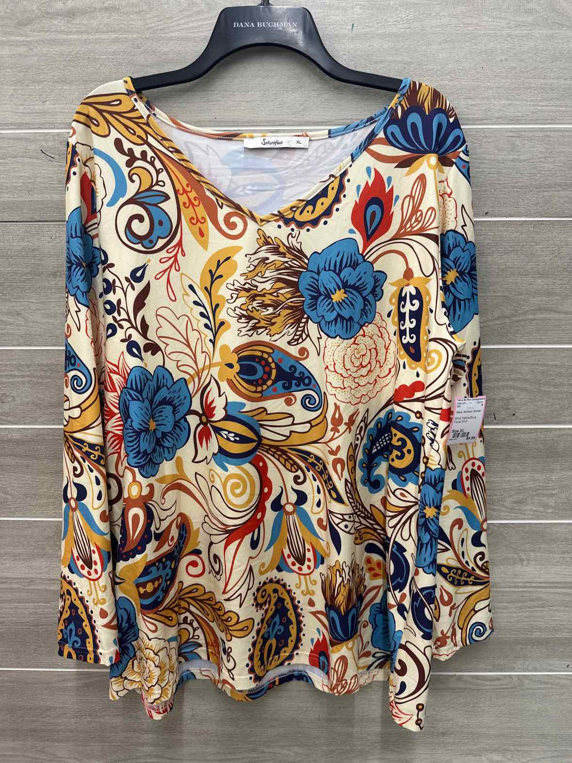 Size XL Yellow Womens Shirt