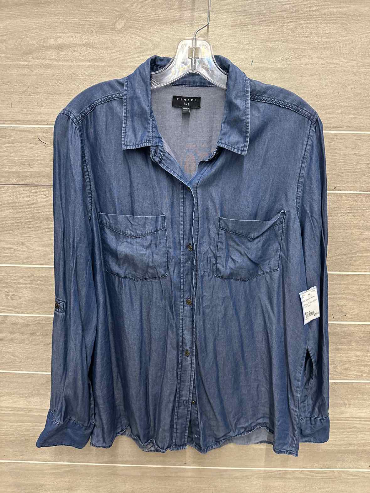 Size M Blue Womens Shirt