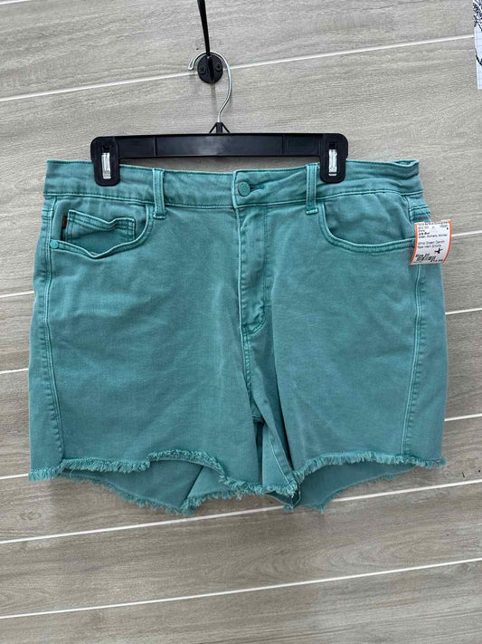 Judy Blue Green Womens Women Size 20 Shorts