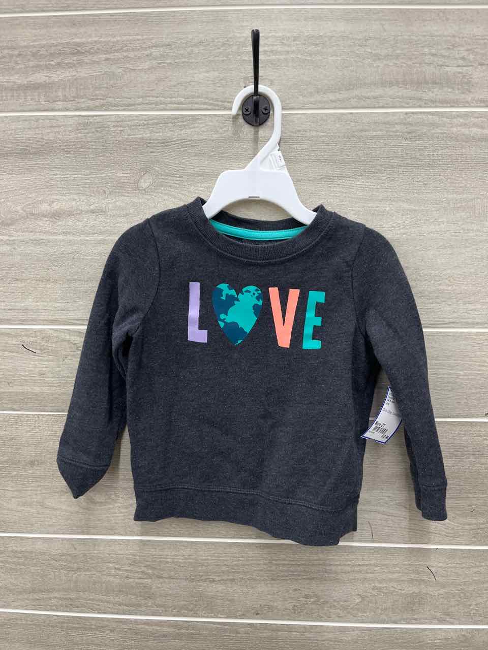 Cat & Jack Girls Size 2T Sweatshirt