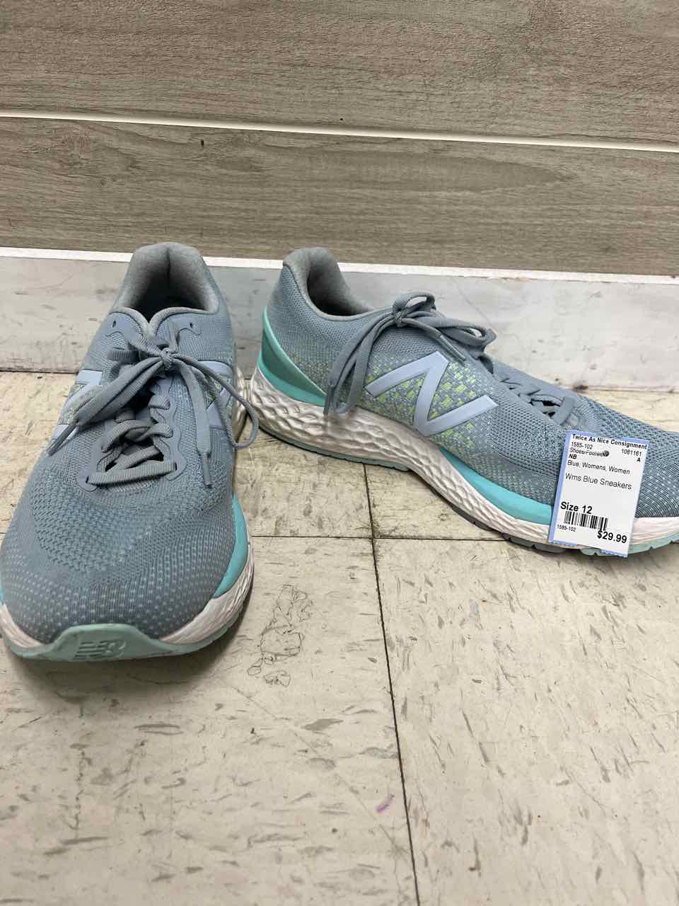 NB US Shoe Size 12 Blue Womens Shoes/Footwear