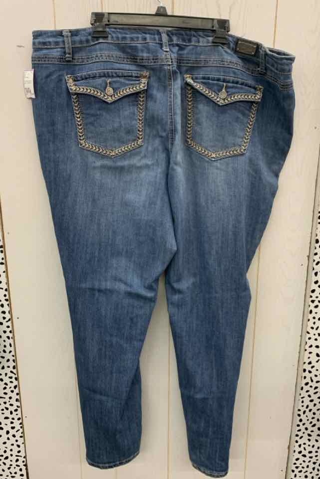 Earl Blue Womens Size 24W Jeans