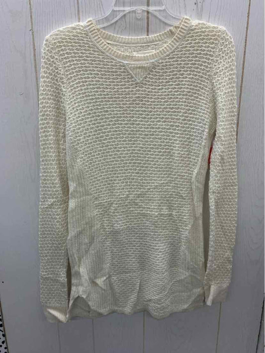Lou & Grey Cream Womens Size Small Sweater