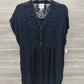 Knox Rose Size 18/20 Black Plus Shirt