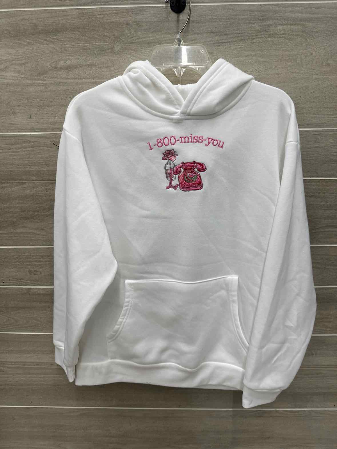 Size M White Womens Sweatshirt