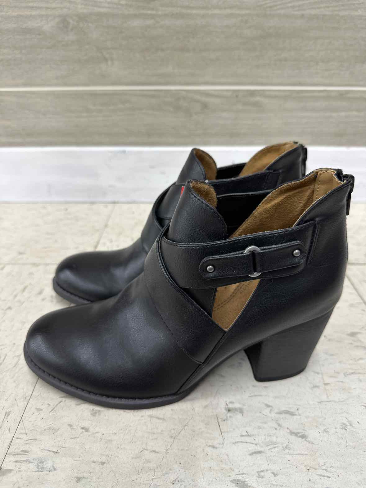 8 Natural Sole Black Womens Women Size 8 Boots