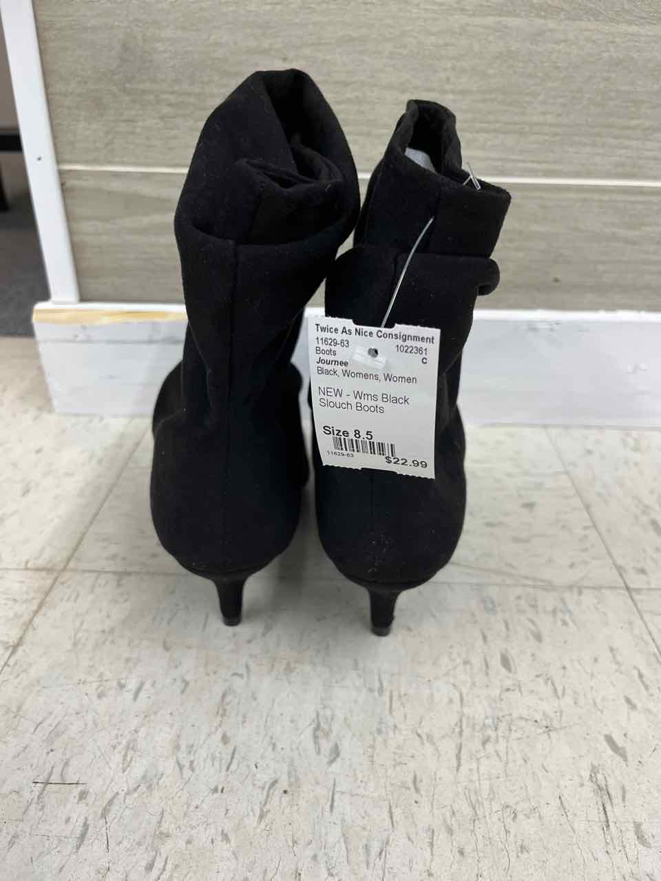 Journee US Shoe Size 8.5 Black Womens Boots